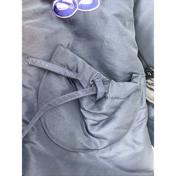 Disney Store Baby Snowsuit 12mo Vintage '99 Navy Embroidered Minnie Mouse - Picture 3 of 14